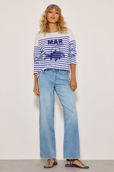 VAQUEROS LENA CROP WIDE
