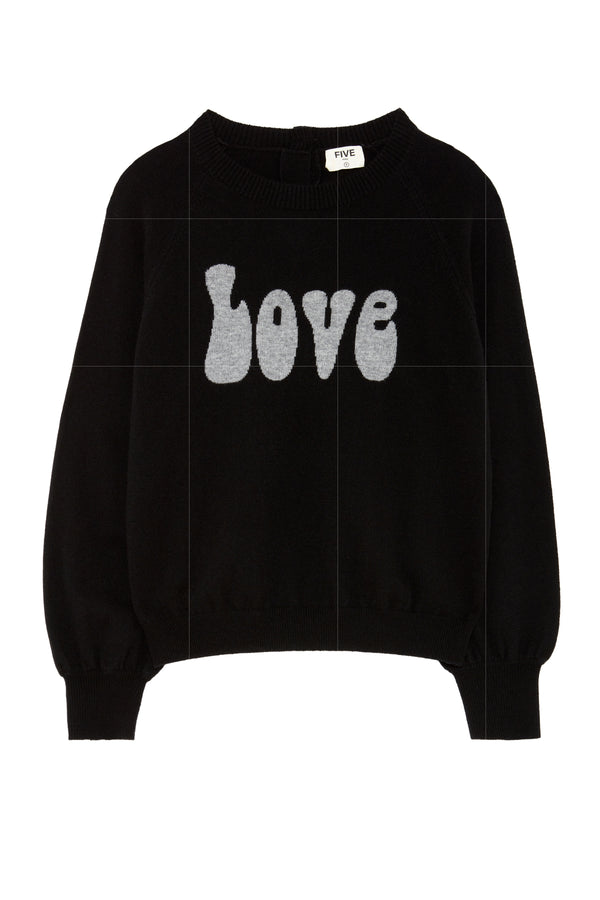 LOVE SWEATER - BLACK