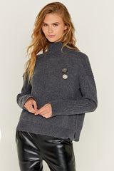 STAR SWEATER - GRAY