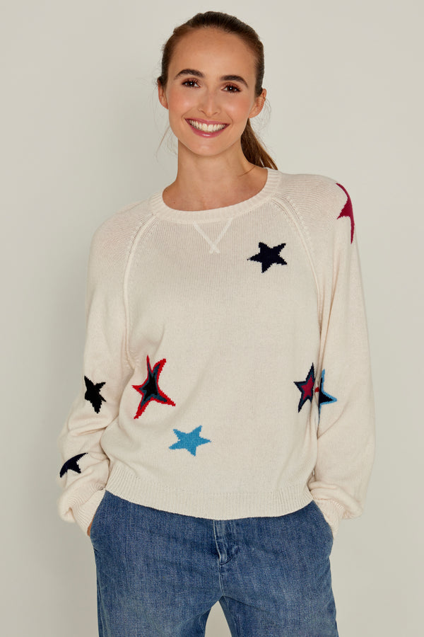 STAR SWEATER - ECRU