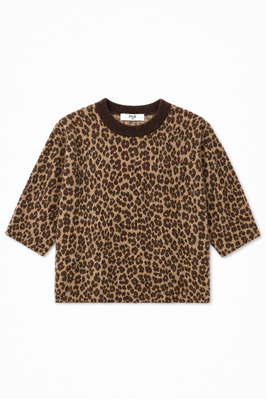 Leopard-Print Sweater